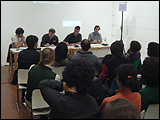 Sesión Emergencias colectivas y redes (Constantin Petcou, Alejandro Meitin y Fernando García-Dory)