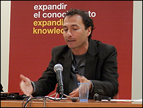 Alberto del Campo durante su intervención en el encuentro que la PIE.FMC organizó en Sevilla entre los días 19 y 21 de noviembre de 2013