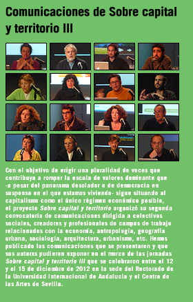 Comunicaciones de 'Sobre capital y territorio III'