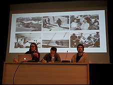 De izquierda a derecha: María García, José Daniel Campos y Fernando Osuna