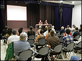 Presentación de la Plataforma Independiente de Estudios Flamencos Modernos y Contemporáneos (PIE.FMC) en El Dorado - Sociedad Flamenca Barcelonesa, con José Luis Ortiz Nuevo y Pedro G. Romero