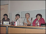 De izquierda a derecha: Mario Antonio Santucho, Sebastián Guido Scolnik, Edgardo Rubén Fontana y Neka Jara