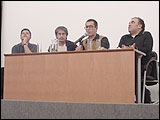 De izquierda a derecha: José Ignacio Lapido, Jesús Arias, Nico Torices y Juan Antonio Peinado