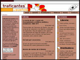 Captura de la web de la editorial "Traficantes de sueños"
