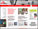 Captura de la web de Médicos sin fronteras