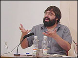 Amador Fernández-Savater durante la presentación del seminario "Reilustrar la Ilustración: universalismo, ciudadanía y emancipación (I)"