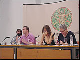 De izquierda a derecha: Amador Fernández-Savater, Franco Ingrassia, Marta Malo y Monserrat Galcerán
