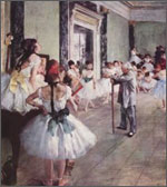 Edgar Degas: "La clase de danza" (1873-76)