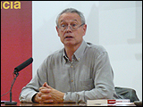 Santiago López Petit en la presentación en Sevilla del proyecto "Luchas autónomas en el Estado español 1970-1977" 