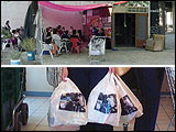 Imágenes de la Zona de Activación, Chabola y del proyecto Daily Bags  