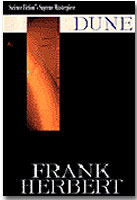 Portada de una de las primeras ediciones de la saga "Dune" de Frank Herbert