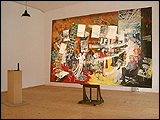 Imagen de la instalación "El taller de la pintora. Alegoría real que determina una fase de siete años de mi vida artística en la República de Berlín", Alice Creischer