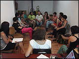 Imagen general de la charla de Jaron Rowan (YProductions) en las jornadas de presentación de REU08 en Córdoba