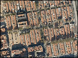 Imagen aérea del barrio del Bon Pastor