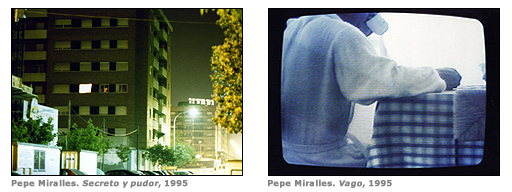 Pepe Miralles. Secreto y pudor, 1995  /  Pepe Miralles. Pepe Miralles. Vago, 1995