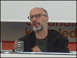 Rodrigo Fresán en el seminario 'Literatura y después. Reflexiones sobre el futuro de la literatura después del libro'