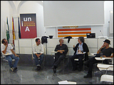 Imagen de la mesa redonda 'Enroquee Morente: El acercamiento de Enrique Morente al rock como fuente de experimentos'(Jornadas de presentación de la Plataforma Independiente de Estudios Flamencos Modernos y Contemporáneos)