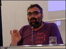 Amador Fernández-Savater durante su intervención en las jornadas 'Narrativas políticas. Con y contra la historia'